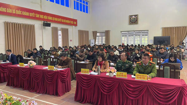 TỔ CHỨC THÀNH CÔNG HỘI NGHỊ LẦN THỨ II ỦY BAN MTTQ VIỆT NAM XÃ QUỐC KHÁNH TỔNG KẾT CÔNG TÁC CỦA CÁC TỔ CHỨC CHÍNH TRỊ - XÃ HỘI NĂM 2025