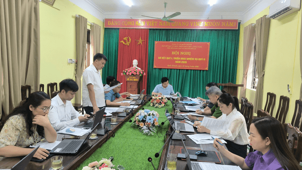 XÃ QUỐC KHÁNH HỌP BAN CHỈ ĐẠO PHÁT TRIỂN KHOA HỌC, CÔNG NGHỆ, ĐỔI MỚI SÁNG TẠO VÀ CHUYỂN ĐỔI SỐ