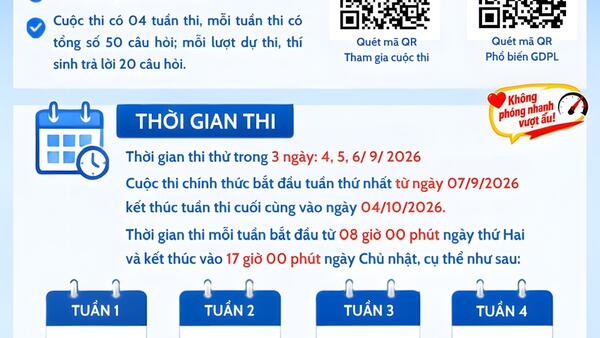 Về việc tổ chức triển khai, truyền thông, hưởng ứng tham gia Cuộc thi trực tuyến “Tìm hiểu pháp luật về trật tự an toàn giao thông đường bộ" trên địa bàn tỉnh Lạng Sơn