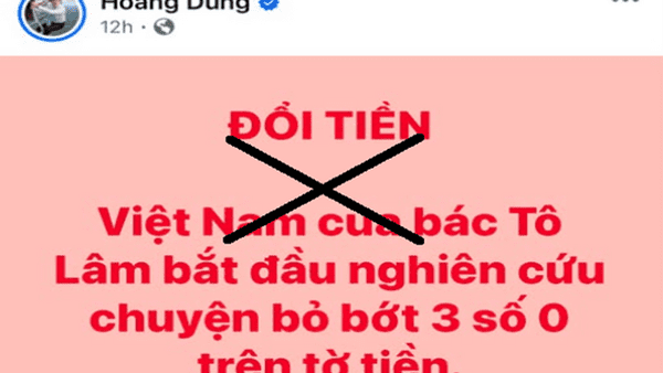 NHẬN DIỆN THỦ ĐOẠN PHÁT TÁN TIN THẤT THIỆT VỀ "ĐỔI TIỀN" GÂY HOANG MANG DƯ LUẬN